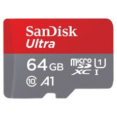 SanDisk 晟碟 Ultra microSDXC UHS-I A1 高速讀取記憶卡, 64GB, 1個
