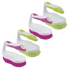 RIVER-GREEN 寬版地板刷 2p, 粉紅色 + 綠色, 2套