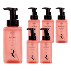 릴렉션 퍼퓸드 포밍 핸드워시 시크로즈, 6개, 500ml