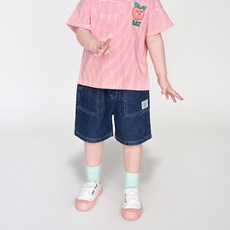 WALTONKIDS 兒童透氣每週五分牛仔褲