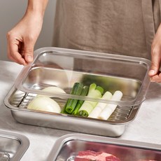 WAGENSTEIGER 不鏽鋼含蓋方形托盤組, 托盤+不鏽鋼架+PC蓋, 1組