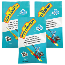 Hm Plus 辛普森家庭 夾鏈袋 The Itchy & Scratchy 躺姆貓與揭力鼠 Set 50入, 135 x 225mm, 3包