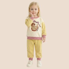 星伊兒童 兒童用刷毛羅密歐上下衣套裝