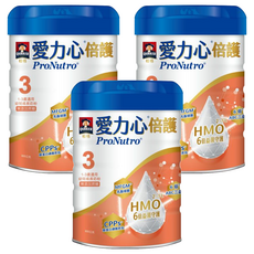 QUAKER 桂格 愛力心 倍護幼兒成長奶粉 1~3歲, 800g, 3罐