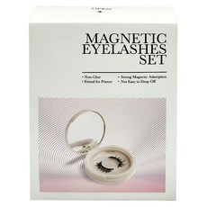 量子磁力假睫毛套組, 免膠, 容易使用, 1組, A山茶花
