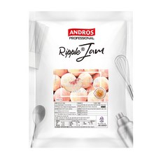 ANDROS 白桃果醬, 1kg, 1個