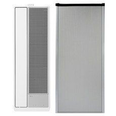 LG전자 16.5㎡ 휘센 오브제컬렉션 엣지 창호형 에어컨 WQ05EEHCS + 설치키트 세트 방문설치, WQ05EEHCS(에어컨), PPW09AM1(설치키트), 90cm