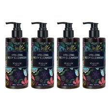 YO LUV 賦活身體潔膚露, 300ml, 4個