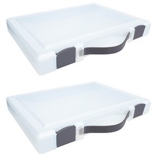 kapamax 附手把文件盒 45mm, 深灰色, 2個