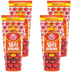 오뚜기 델리 토마토 케찹, 500g, 4개