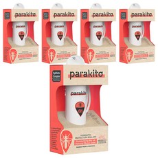 PARA'KITO 帕洛 6H滋潤護膚防蚊滾珠瓶, 20ml, 5瓶