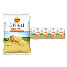 Lay's 樂事 洋芋片 海鹽味 全素, 70g, 12包
