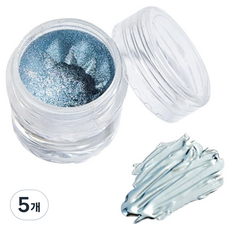 퍼니네일 문라이트 메탈미러 파우더, KN-A4187, 5개