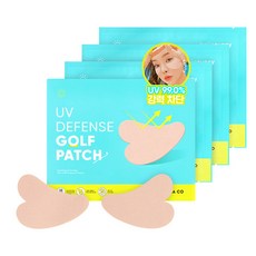 Banila co Hello Sunny UV Defense 紫外線防護高爾夫防曬貼, 4包, 1盒