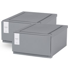 프랑코홈 스텝박스 중 36, 그레이, 2개