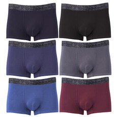 BASE ALPHA ESSENTIALS 男士無縫柔軟四角褲 6件組