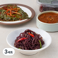 김수미그때그맛 생깻잎무침 100g + 꼬시래기무침 100g + 소고기강된장 150g, 3세트