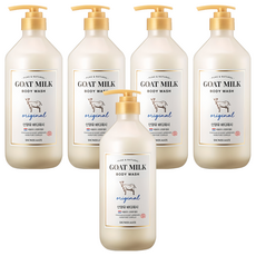 샤워메이트 산양유 바디워시 오리지널, 800ml, 5개