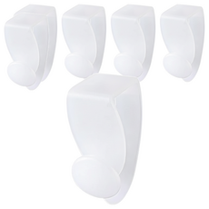 KM 卡扣式門後掛鉤/櫥櫃門掛鉤 1137 顏色隨機, 6個