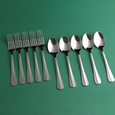 熱銷西式餐具湯匙叉子組, 單一顏色, 湯匙 + 叉子