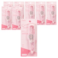 플러스 파스티 수정테이프 WH-625-P, 핑크, 8개