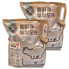 豆豆貓 活性碳 8L 100%豆腐貓砂, 2包
