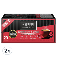 스테비아 산양유 단백질 커피믹스, 11.1g, 2개, 20개입