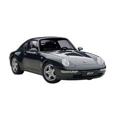 AUTOart 複製品保時捷 993 Carrera 模型車 AA781342GR, 綠色