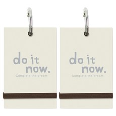 珠友文化 寬版方格 5 x 5單字本, 淺褐色, 2本