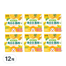 엘빈즈 통째로 으깬 곡물퓨레, 옥수수, 12개