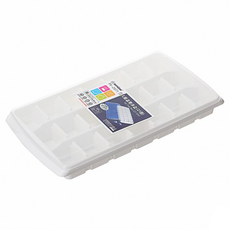 KEYWAY 聯府 超大附蓋製冰盒 21格, 2組, 透明