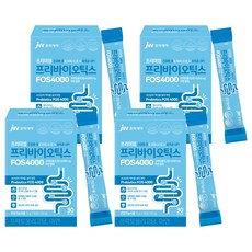 jw Pharmaceutical 優質益生元FOS 4000 Plus鋅果寡糖乳酸菌, 4個