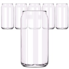 삼호유리 비어 캔 글라스 컵 475ml, 6개입