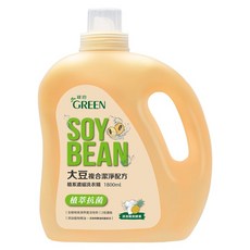 GREEN 綠的 植系洗衣精 植萃抗菌, 1.8L, 1瓶