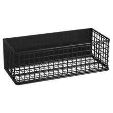 加大款磁吸式收納籃, 黑色, 1個