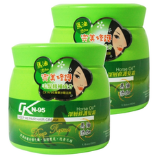 CK N-95 馬油添加護髮霜, 600ml, 2罐
