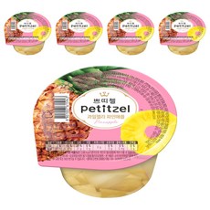 Petitzel 鳳梨水果果凍, 210g, 5個