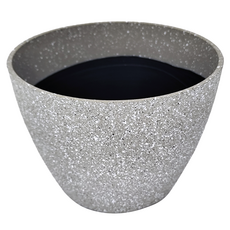 盞樂空間 仿水泥盆, 淺灰色, 1個