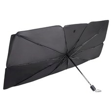 汽車遮陽傘 高遮光 金屬材質 防水布料 附收納套, 小款(112 x 56cm), 銀色, 1支