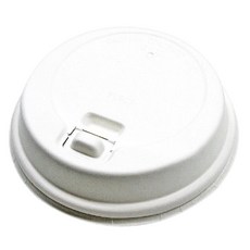 CLEAN 克林 全植物纖維推扣式杯蓋 (白色) 90mm口徑 12/16盎司適用 50個/包, 1組