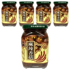 埔里鎮農會 麻辣香菇醬, 遵古法製 口味極品, 380g, 5罐