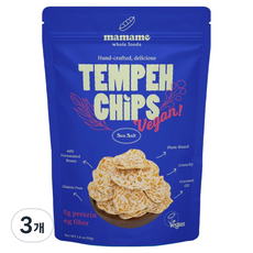 mamame Tempeh 薯片 海鹽味, 3個, 50g