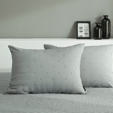 La Pomme Konin 防皺水洗絎縫枕頭套 2入