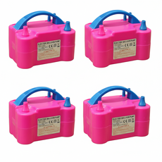 Yamiley 電動打氣筒 玫紅色 快速充氣 派對佈置好幫手, 4入