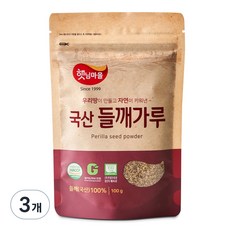 햇님마을 국산 들깨가루, 100g, 3개