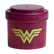 SmartShake 單層儲存盒 DC 神力女超人 特殊鎖扣技術 附獨立粉盒蓋, 1個