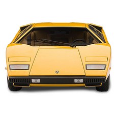 AUTOart 複製品蘭博基尼Countach LP400超級跑車模型車, 黃色 (AA746464YE)