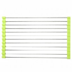 不鏽鋼水槽瀝水架 225g, 綠色, 1個, 1