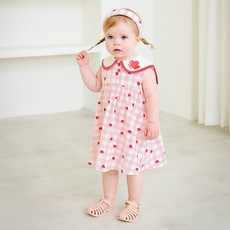 mollimelli 女童款Miko角色冰淇淋翻領連身裙