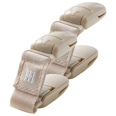 Simba 小獅王辛巴 蘊蜜萬用防掉雙頭夾 2個, 0個月以上, 杏茶, 1包